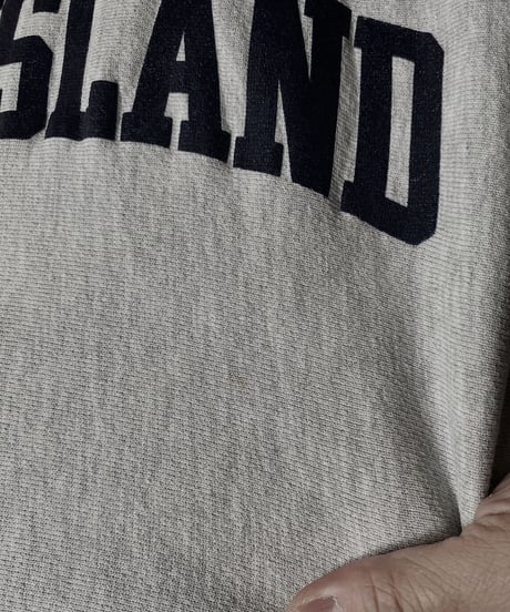 【USED】  90's Champion Reverse Weave Sweat RHODE ISLAND/211116-056