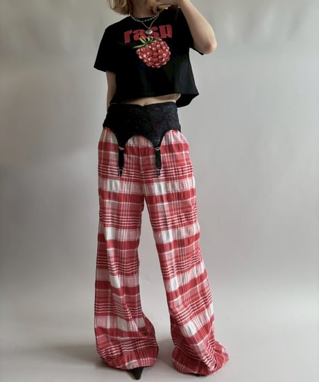 【USED】 Raspberry Print Short T-Shirt /250823-016