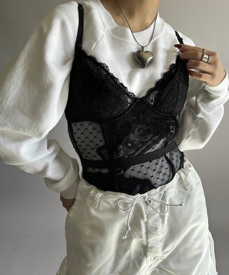 【USED】 Sheer Camisole Top /241207-035
