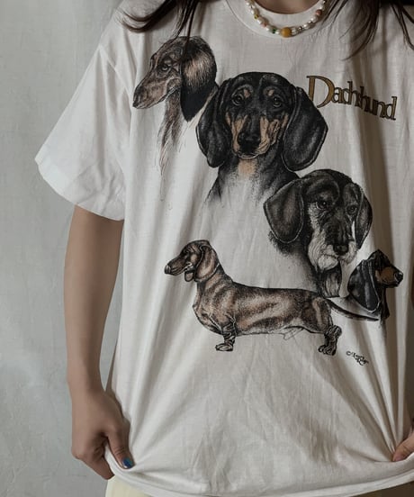 【USED】S/S T-shirt DOG 11/210604-047