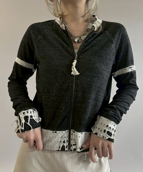 【USED】 Damage Zip Blouson / 260411-025