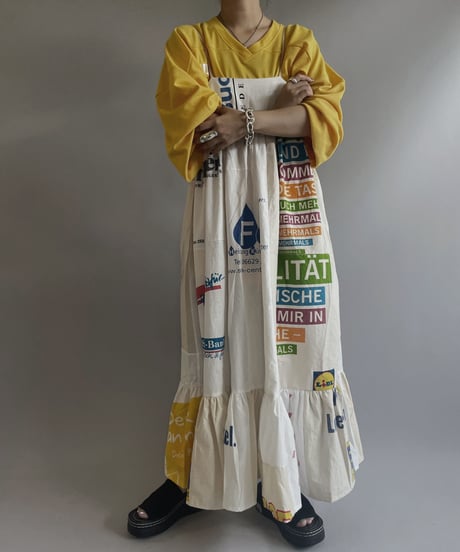 【RE;CIRCLE】RE Eco-Friendly Bag Camisole Long One-piece / 230727-004