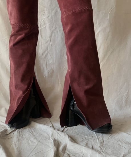 【USED】Fake Suede Pants/210217-038