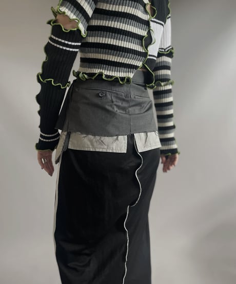 【RE;CIRCLE】 RE Suit Skirt / 240824-056