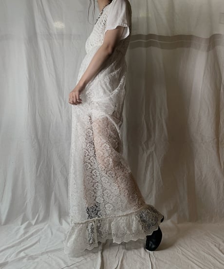 【RE;CIRCLE】 RE Lace N/S One-piece④/210714-008