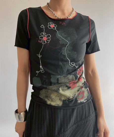【USED】 Cop.Copine Flower Print Top  /251014-012