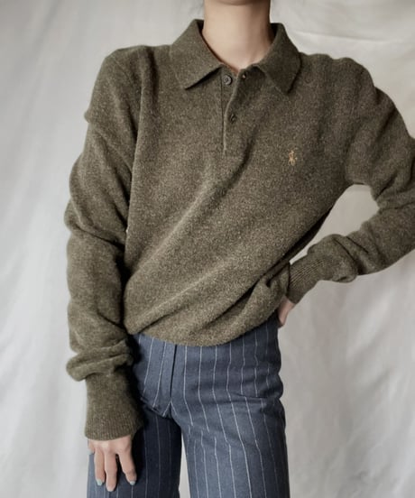 【USED】  Ralph Rauren Wool Knit②/220127-016