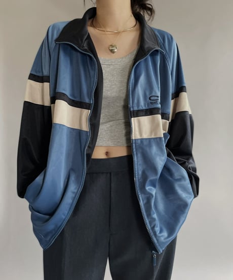 【USED】 Jersey Top Blue / 220903-007