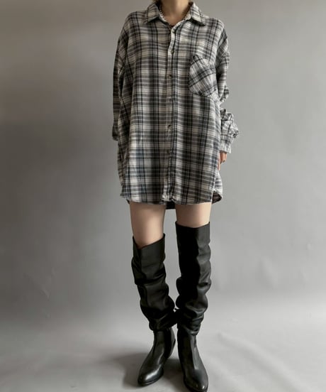 【USED】 WILDERNESS Cotton Flannel Shirt /251025-011
