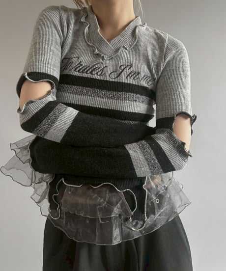 【RE;CIRCLE】 RE Mellow V-Neck Knit /  251023-015
