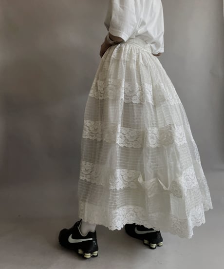 【USED】 Poly Long Skirt / 230603-016