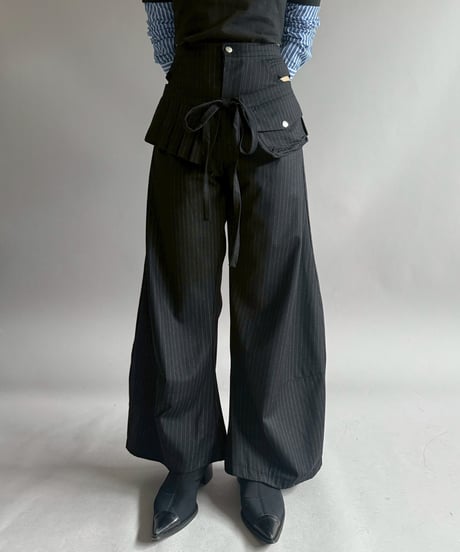 【RE;CIRCLE】 RE Suit Barrel Leg Pants/ 260420-022