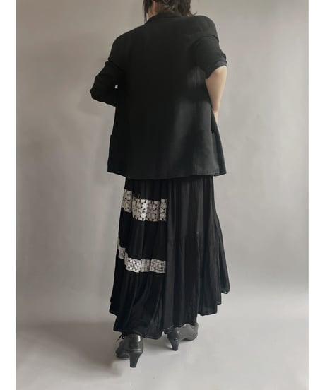 【RE;CIRCLE】 RE Sleeveless One-piece Black&White / 220901-017