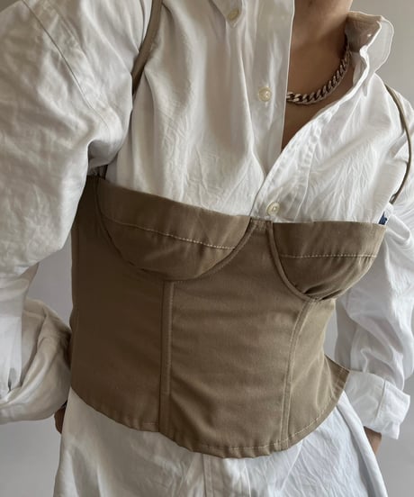 【RE;CIRCLE】 Re Corset Trench /  240926-002