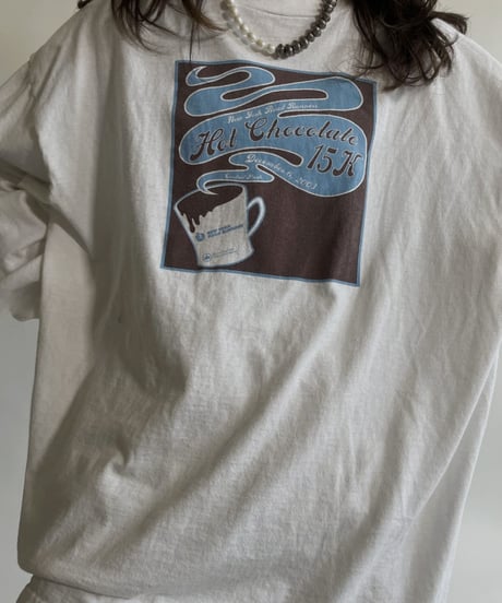 【USED】 Long Sleeves T-shirt “Hot Chocolate”/ 220507-001