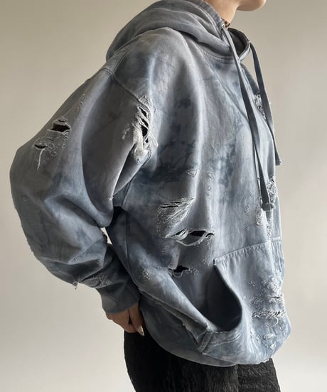 【USED】 Over Dyed Damage Parker /250301-004