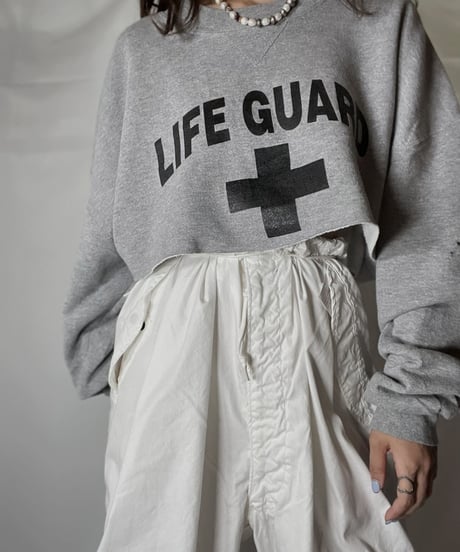 【USED】   Cut off Sweat LIFE GUARD /211020-033