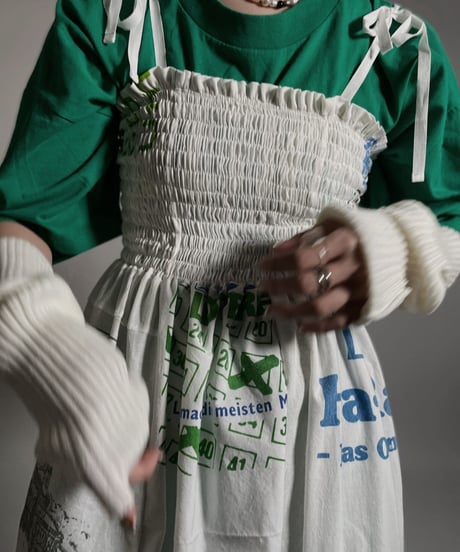 【RE;CIRCLE】 RE Eco Bag Camisole One-piece ① /220407-001