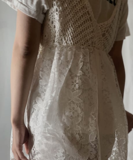【RE;CIRCLE】 RE Lace N/S One-piece④/210714-008