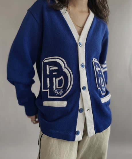 【USED】  Lettered Cardigan / 221105-012