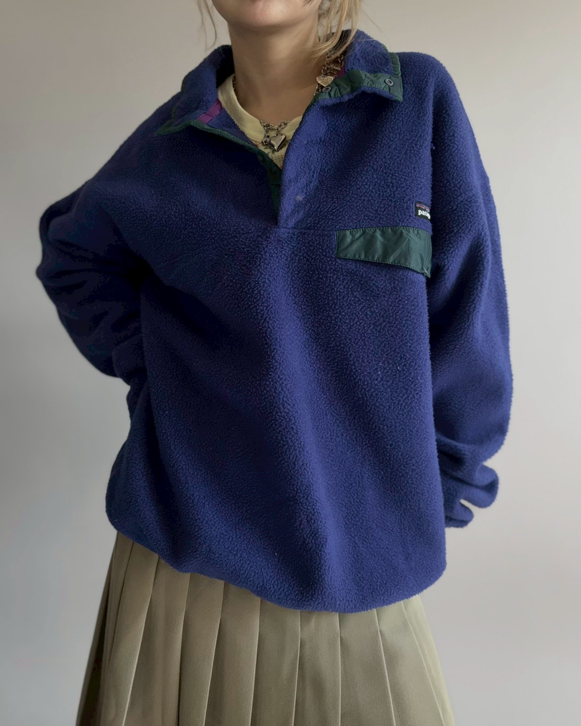 USED】 93's Patagonia Synchilla Snap-T 雪なしタグ /