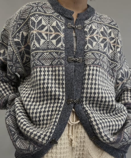 【USED】 Made in Scotland Tylorian Knit Top  /231223-002