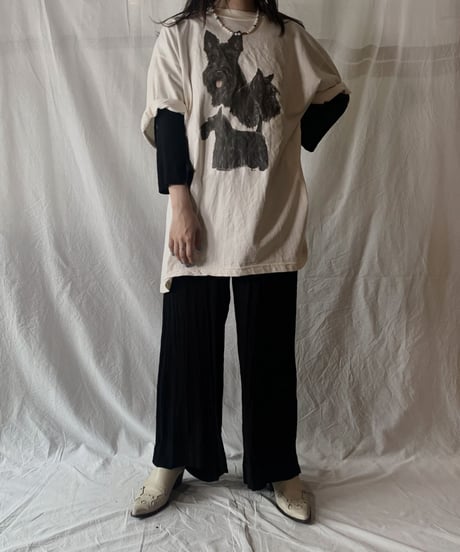 【USED】S/S T-shirt DOG② /210604-005
