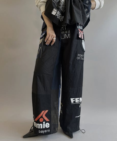 【RE;CIRCLE】RE Eco-Friendly Bag Cargo Pants Black / 230828-005