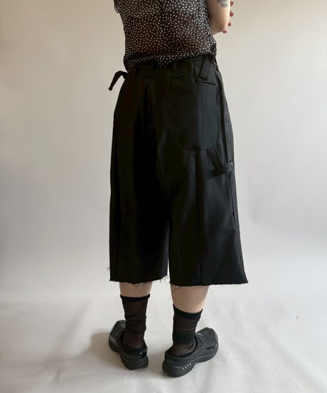 【RE;CIRCLE】 Re Suit Double Knee Shorts / 250612-001