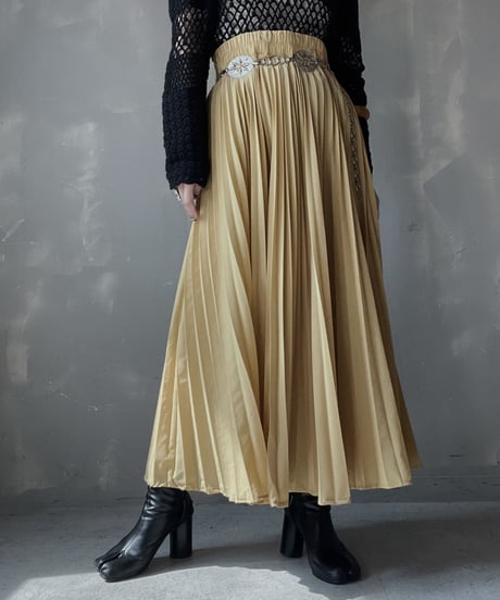 【USED】Poly Long Skirt/ 220319-016