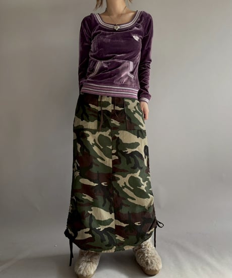 【USED】 Juicy Cuture Velour Top /251206-019
