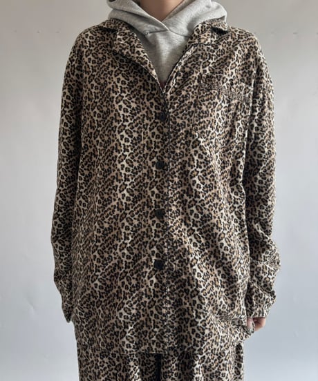 【USED】 Leopard shirt & pants set up  /250927-014