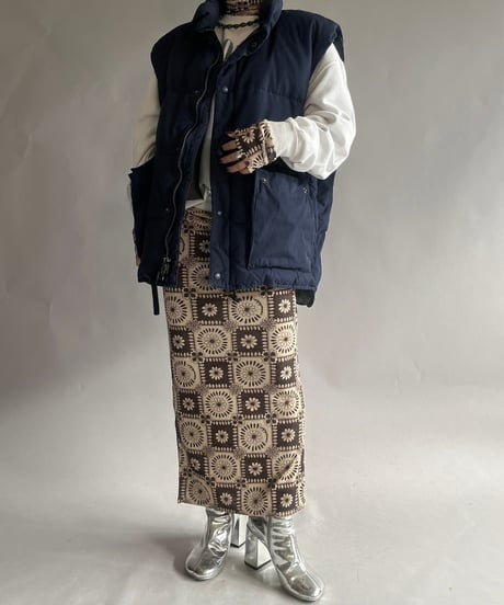 【USED】 80~90's Eddie Bauer Down Vest/241130-006