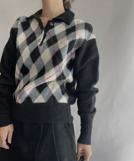 【USED】  Sprit Sport Polo Knit / 221029-015