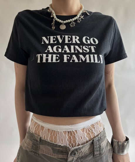 【USED】 RESIZED 00s NEVER GO AGAINET T-Shirt / 250830-003