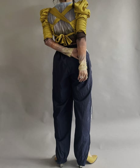 【USED】 Poly Cutout Top / 230401-012