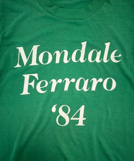 【USED】 RESIZED Made in USA 84's Mondale Ferraro T-Shirt / 250802-008