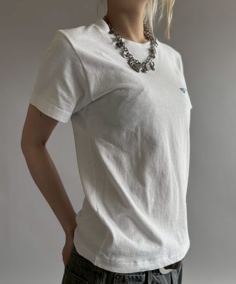 【USED】 RESIZED Made in USA FRUIT OF THE LOOM Wellnes program T-Shirt / 260627-020
