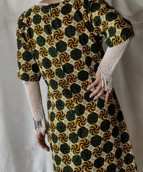 【USED】 African Batik One-piece②/210428-004
