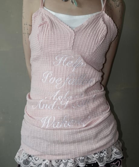 【RE;CIRCLE】 Re Embroidered Camisole Top  /  250724-010