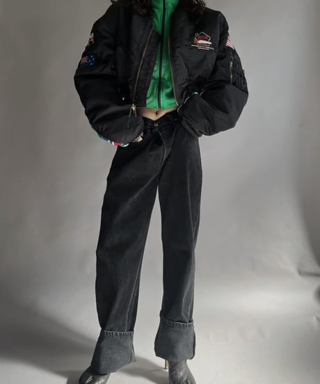 【RE;CIRCLE】 RE Short Soccer Muffler MA-1 / 230126-015