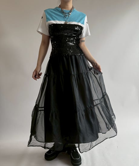 【USED】 Sheer Long Skirt / 250705-021