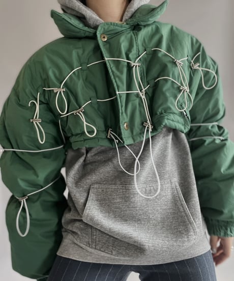 【RE;CIRCLE】 RE Draw Code Short Down Jacket / 230126-004