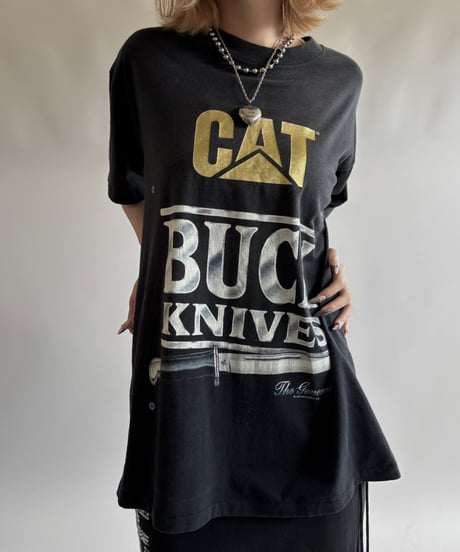 【USED】 MADE IN USA CAT T-Shirt /250823-027