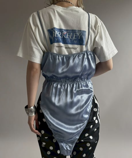 【USED】 Satin Camisole Leotard / 260516-015