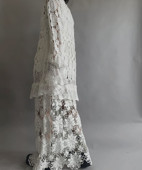 【RE;CIRCLE】 RE Crochet Lace One-piece / 230504-005