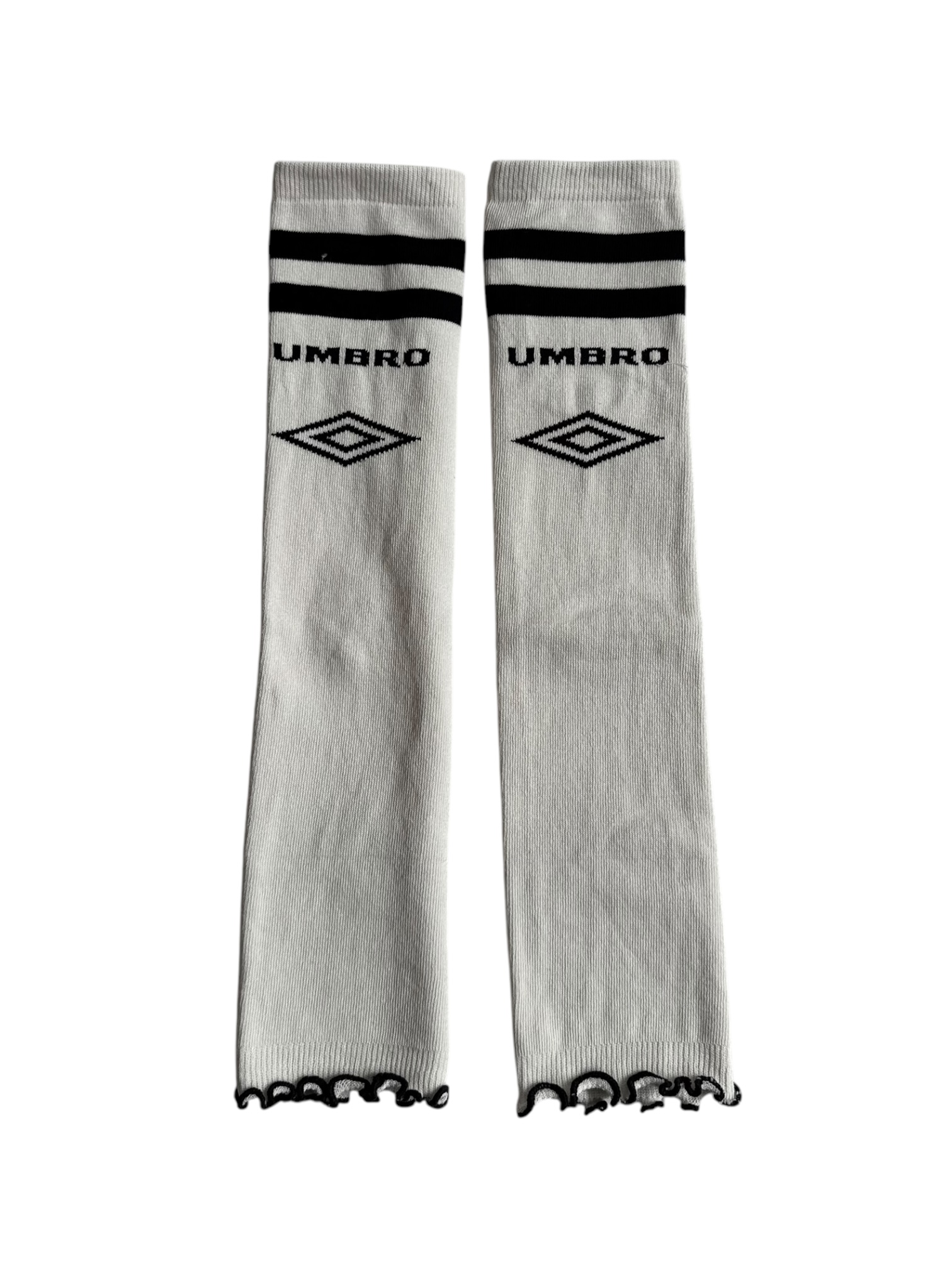 Chinatsu Aoyama × UMBRO あのちゃん 着用 NEW】Chinatsu Aoyama × UMBRO Leg Warmer Off Whi