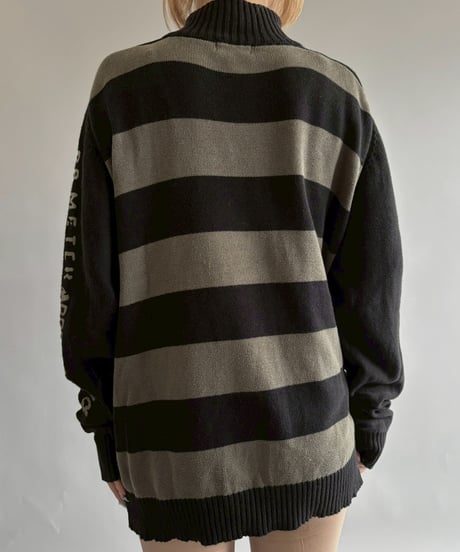 【USED】 Border Pattern Drivers Knit /251025-012