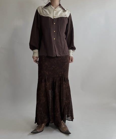 【USED】 Poly Camisole One-piece ① / 220409-003