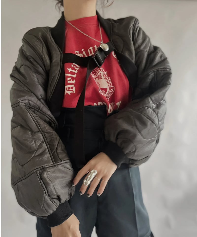 RE;CIRCLE】 RE Liner Bolero Dyed Black / 23LINE 